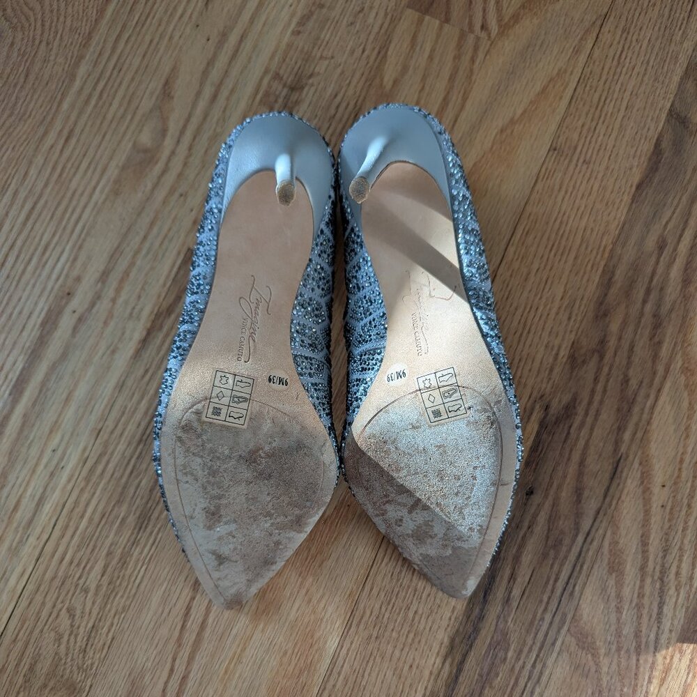 Imagine by Vince Camuto Olivier Rhinestone Pumps - Women's Size 9M - Stone - Picture 5 of 8